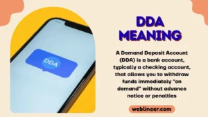 DDA Meaning