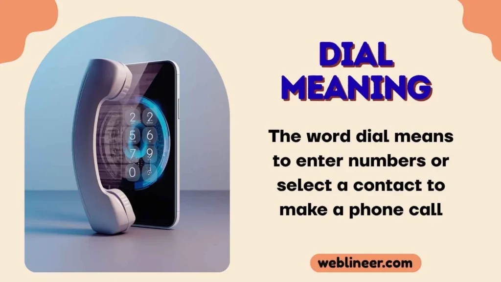 Dial Meaning