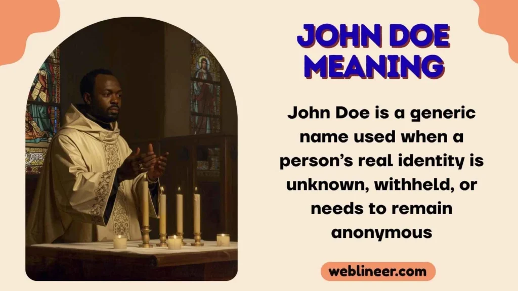 John Doe Meaning