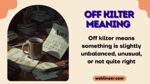 off kilter meaning