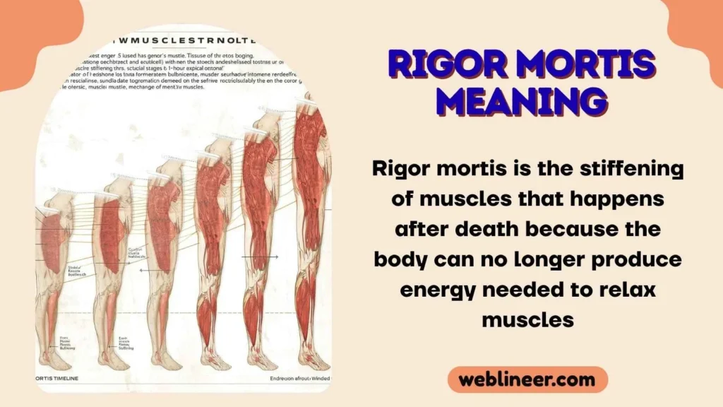 Rigor Mortis Meaning