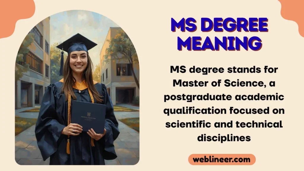 MS Degree Meaning